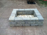 Decorative Concrete Fire Pit