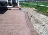 Decorative Concrete Front Walk