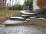 Stamped Concrete Steps